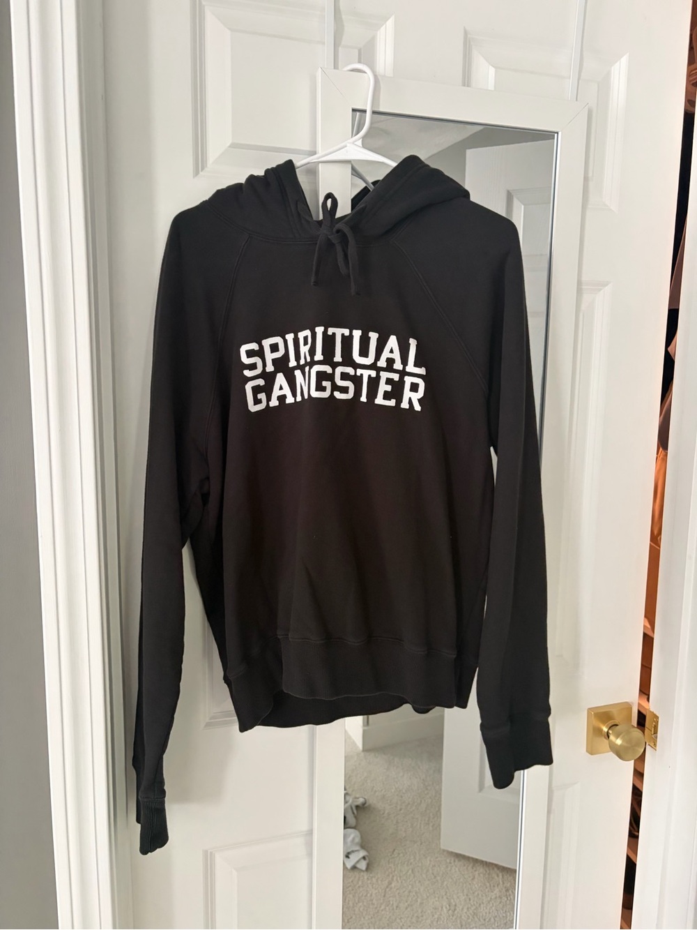 Spiritual Gangster Black Pullover with Script Logo